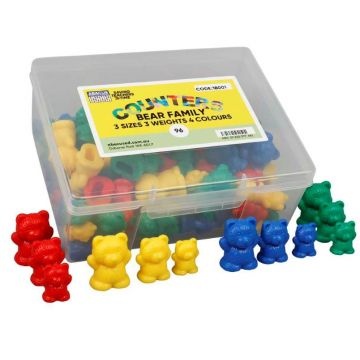 Bear Family Counters - Set of 96