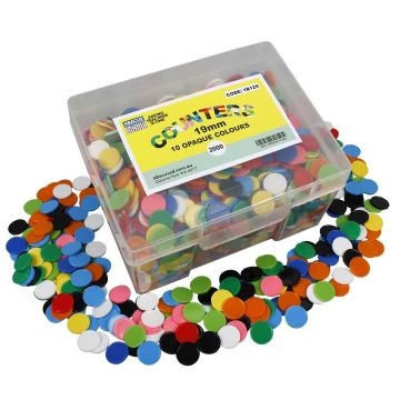 Opaque Counters (2000) 19mm - 10 colours