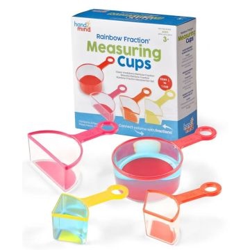 Rainbow Fraction Measuring Cups - Set of 4
