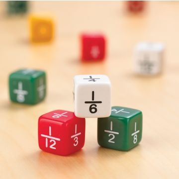 Fraction Dice - 16mm (6)