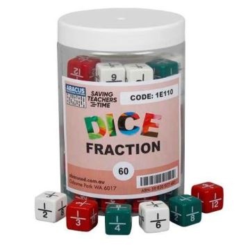 Fraction Dice - 16mm 