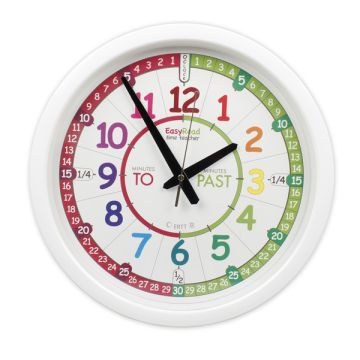 EasyRead Rainbow Clock