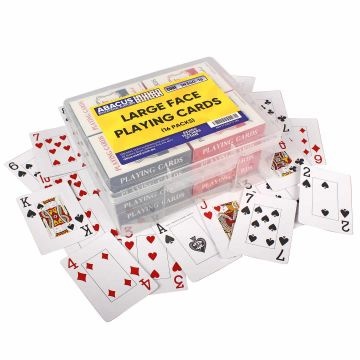 Large Face Playing Cards (Set of 16)