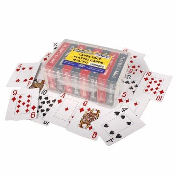 Large Face Playing Cards (Set of 8)
