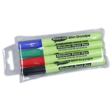 Whiteboard Marker - Medium Tip Pens Assorted Colours