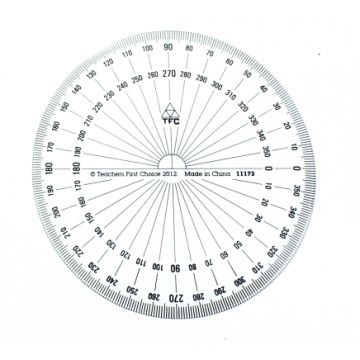 Protractors - 360° 100mm diameter (Solid Design)