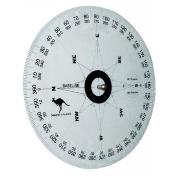 Magnetic Whiteboard Protractor - 360 Degree