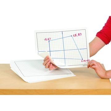 1cm Grid Whiteboard - Pack of 30