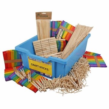 Wooden Craft Sticks Kit 