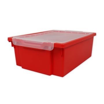 Gratnells Tray + Lid - Deep - RED