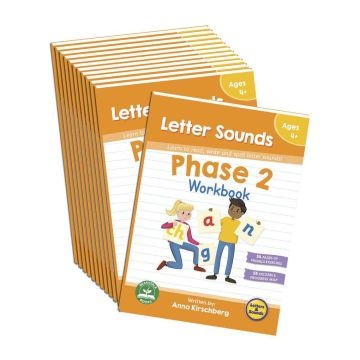 Phase 2 Workbook - Letter Sounds (Set of 12)