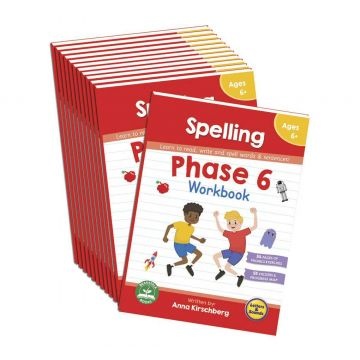 Phase 6 Workbook - Spelling (Set of 12)