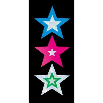 Silver Stars - Foil Assorted (Pack of 105)