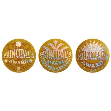 Principal's Gold Award Stickers