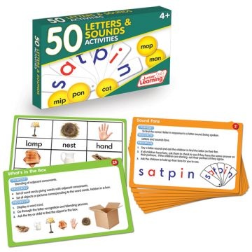 50 Letters & Sounds Activity Cards
