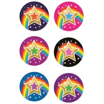 Stars Laser Sticker (Pack of 84)