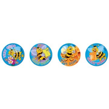 Bees Stickers (Pack of 96)