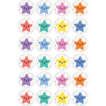Happy Stars Stickers (Pack of 96)
