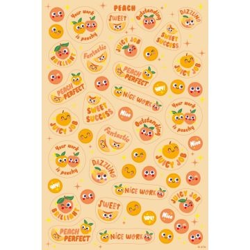  Peach - ScentSations "Scratch & Sniff" Stickers (Pack of 150)