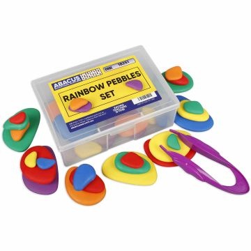 Counters - Rainbow Pebbles Set