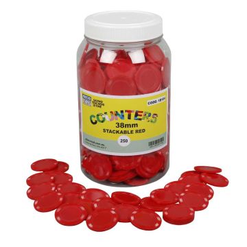 Red Stackable Counters