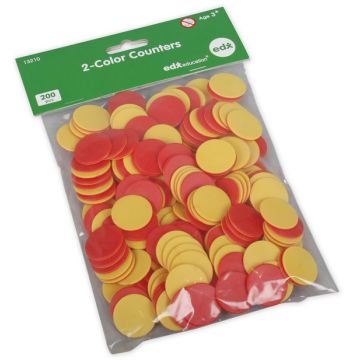 Two-Colour Counting Chips - 25mm (200)