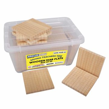 Wooden MAB Flats - Box of 30