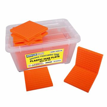 Plastic MAB Flats - Box of 30