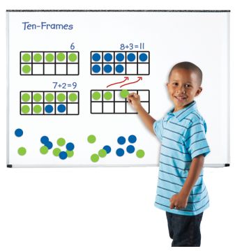 Giant Magnetic Ten Frame Demonstration Set 