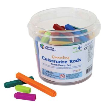 Plastic Connecting Cuisenaire Rods - Tub of 155
