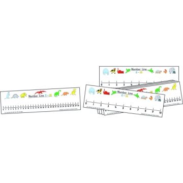 Student Number Lines Desk Pack - Set of 15