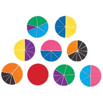Deluxe Rainbow Fraction Circles