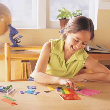 Deluxe Rainbow Fraction Squares