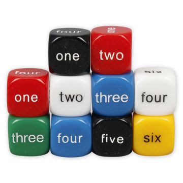 Dice - 6 Sided 16mm Word