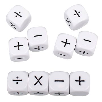 6-Sided Operations Dice - 16mm (Pack of 10)