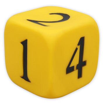 Jumbo PVC Dice - 6 Sided Number