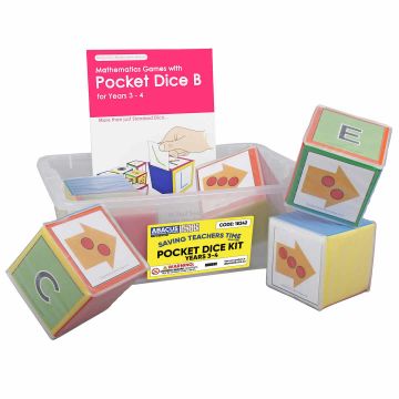Pocket Dice Kit with Book (Years 3-4)