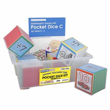 Pocket Dice Kit with Book (Years 5-6)