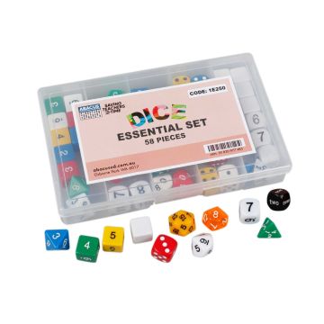 Essential Dice Set - Box of 58
