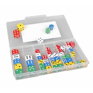 Dot Dice Box - 50 pieces
