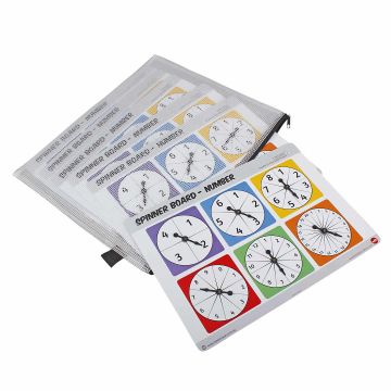 Dr Paul Swan's Number Spinner Board - Wallet of 8