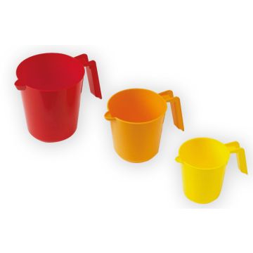 Set of 3 Coloured Measuring Jugs