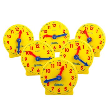 Big Time™ Geared Student Clocks - Set of 6