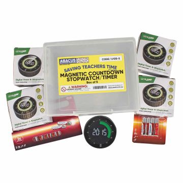 Magnetic Countdown Stopwatch/Timer - Box of 5