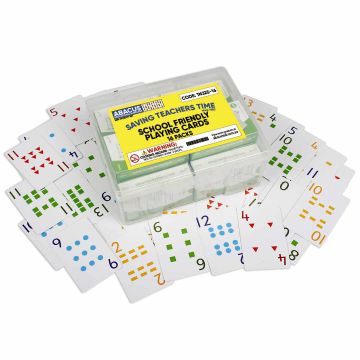 School Friendly Playing Cards - Box of 16 Packs 