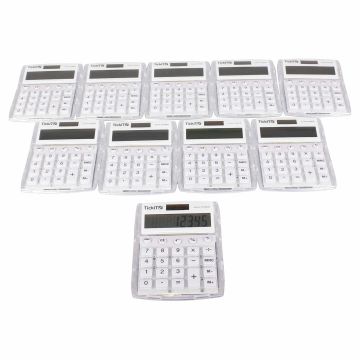 TickiT Desktop Calculator - Set of 10