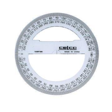 360° Open Design Protractors - 100mm diameter