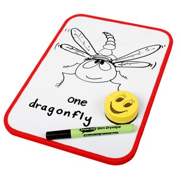 A4 Double-Sided Magnetic Student Whiteboard Set