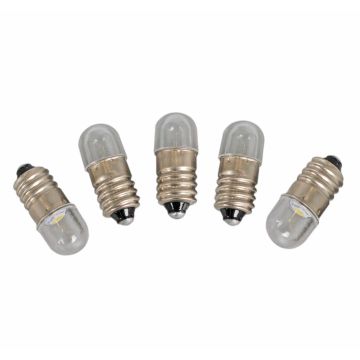 Bulb - 3V Cool White LED (Set of 5)