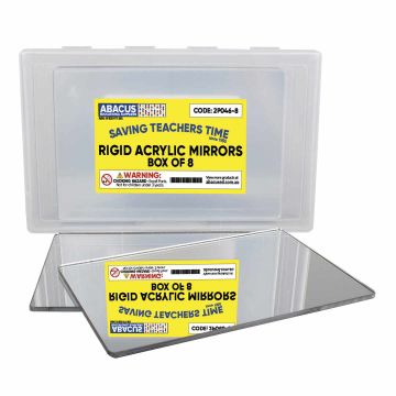 Rigid Acrylic Mirrors Set - Box of 8